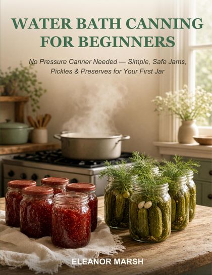 Water Bath Canning for Beginners by Eleanor Marsh, book 1 cover