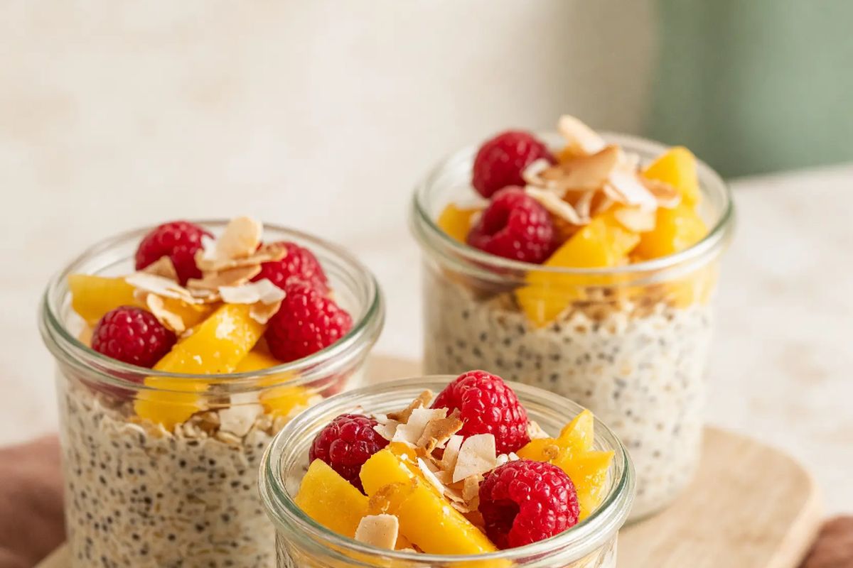Overnight Oats with Chia Seeds