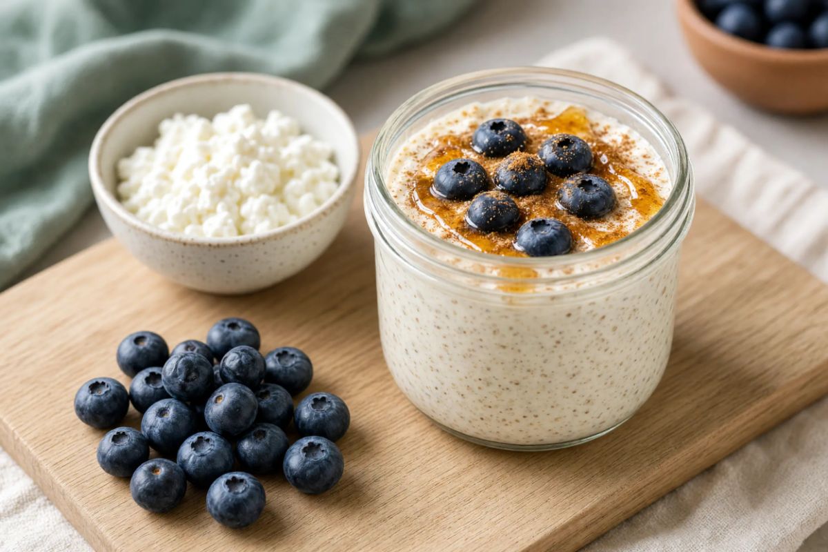 Cottage Cheese Overnight Oats