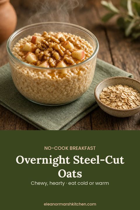 Overnight Steel-Cut Oats pin image